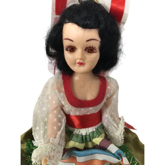 Vintage 1960s Storybook International Collectible Cultural Doll with Black Hair, - Picture 2 of 8